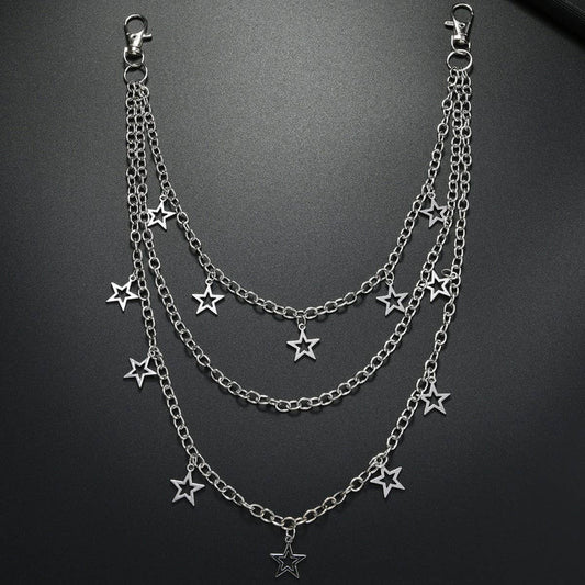 MULTI-LAYER CHAIN CASUAL PUNK JEANS CHAIN