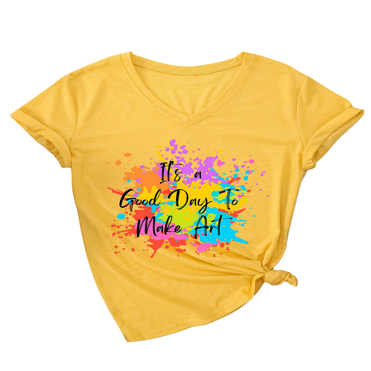 It¡¯s a Good Day to Make Something V-Neck Tee