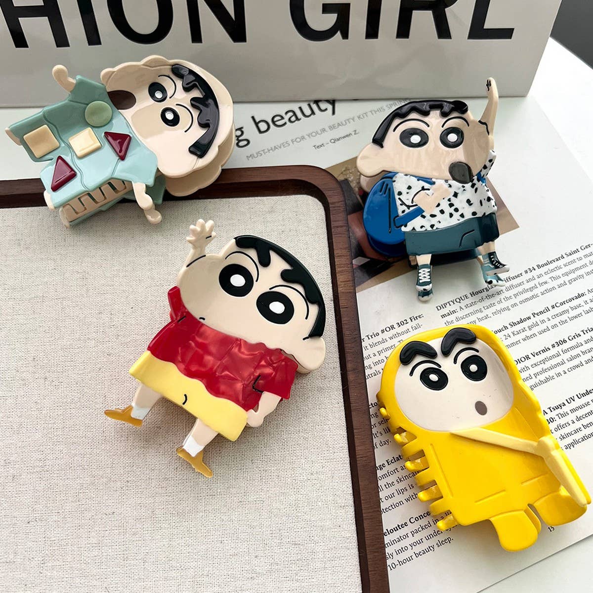 Cartoon Boy Acetate Hair Claw ??Cute Anime Style_CWAHA5747