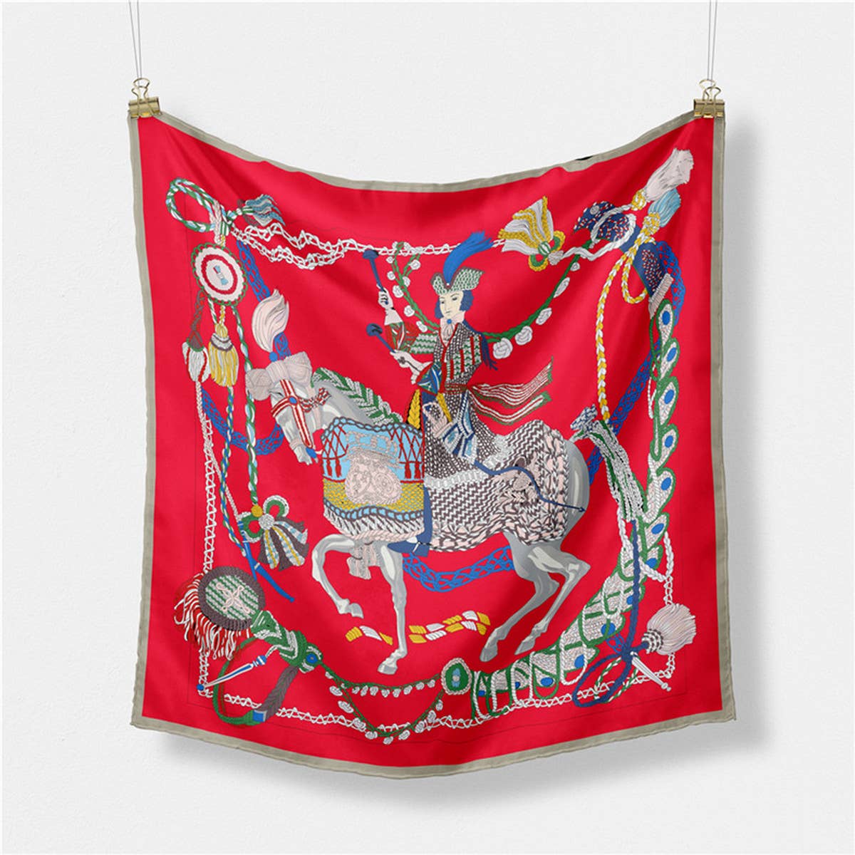 RETRO HOT SELLING PRINTED SQUARE SCARF_CWASC0658