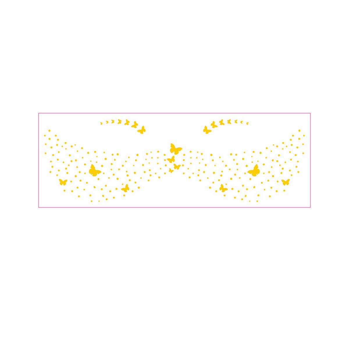 Gold Foil Freckle Tattoos for Makeup Looks