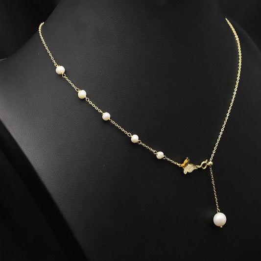 WOMEN'S HIGH-END NATURAL PEARL NECKLACE