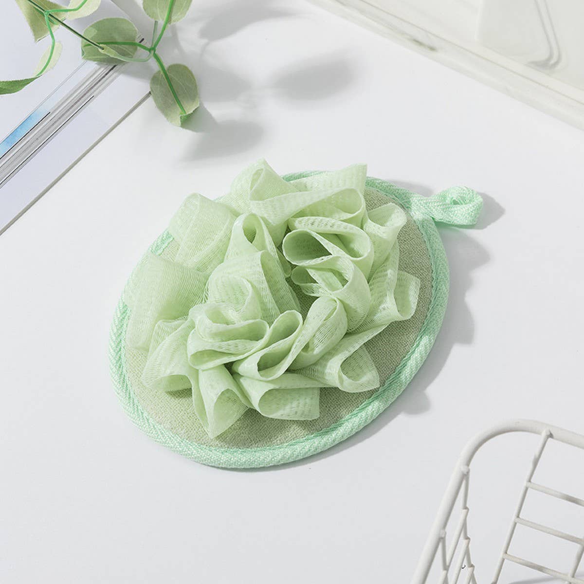 CWMM8746_SIMPLE BATH FLOWER SOFT FOAMING BATH BALL