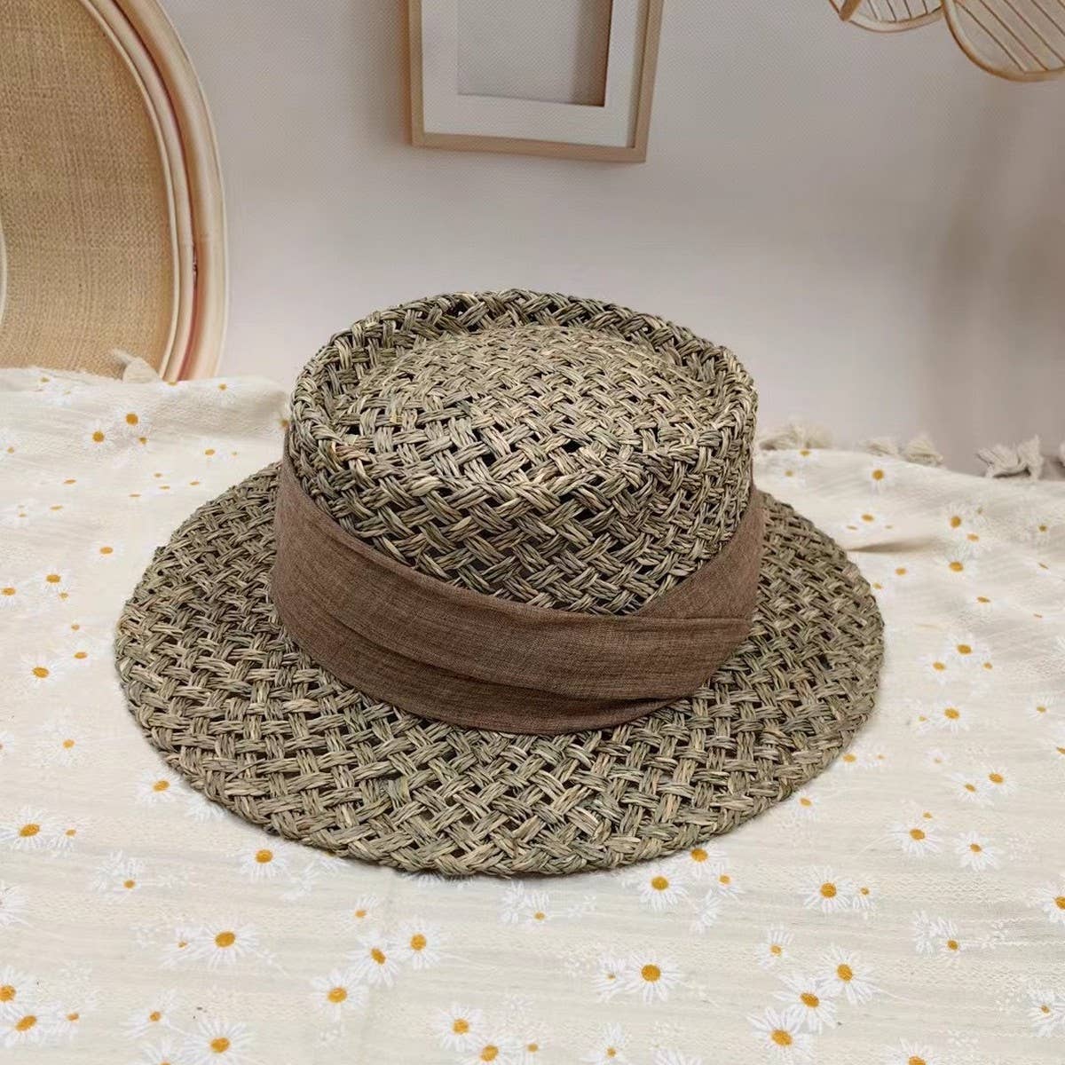 New hand-woven sun protection straw hat_CWAH3561