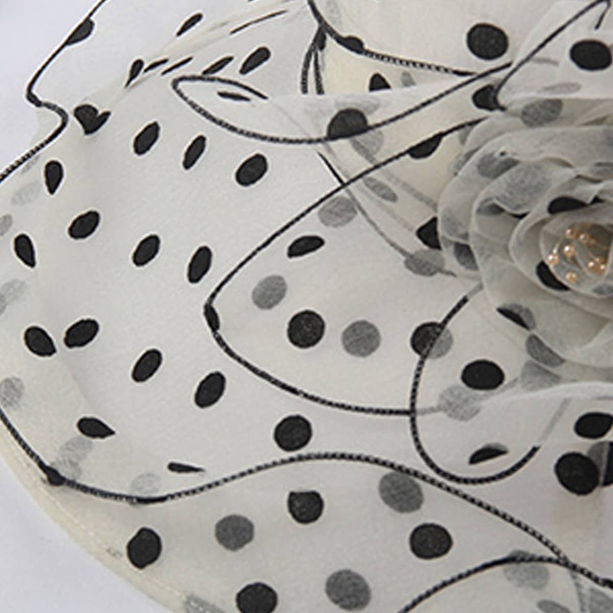 WOMEN MESH WAVY EDGE BEACH SUN HAT_CWAH1209