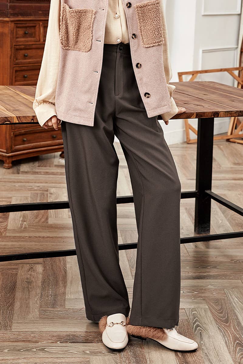 CWBLP1945_FASHION HIGH WAIST WIDE LEG SUIT PANTS