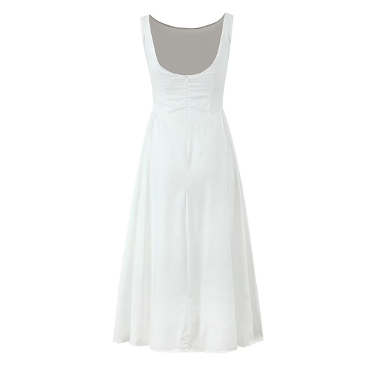 New Women??¢s Backless Boat Neck Long Vest Dress_CWDMD5811