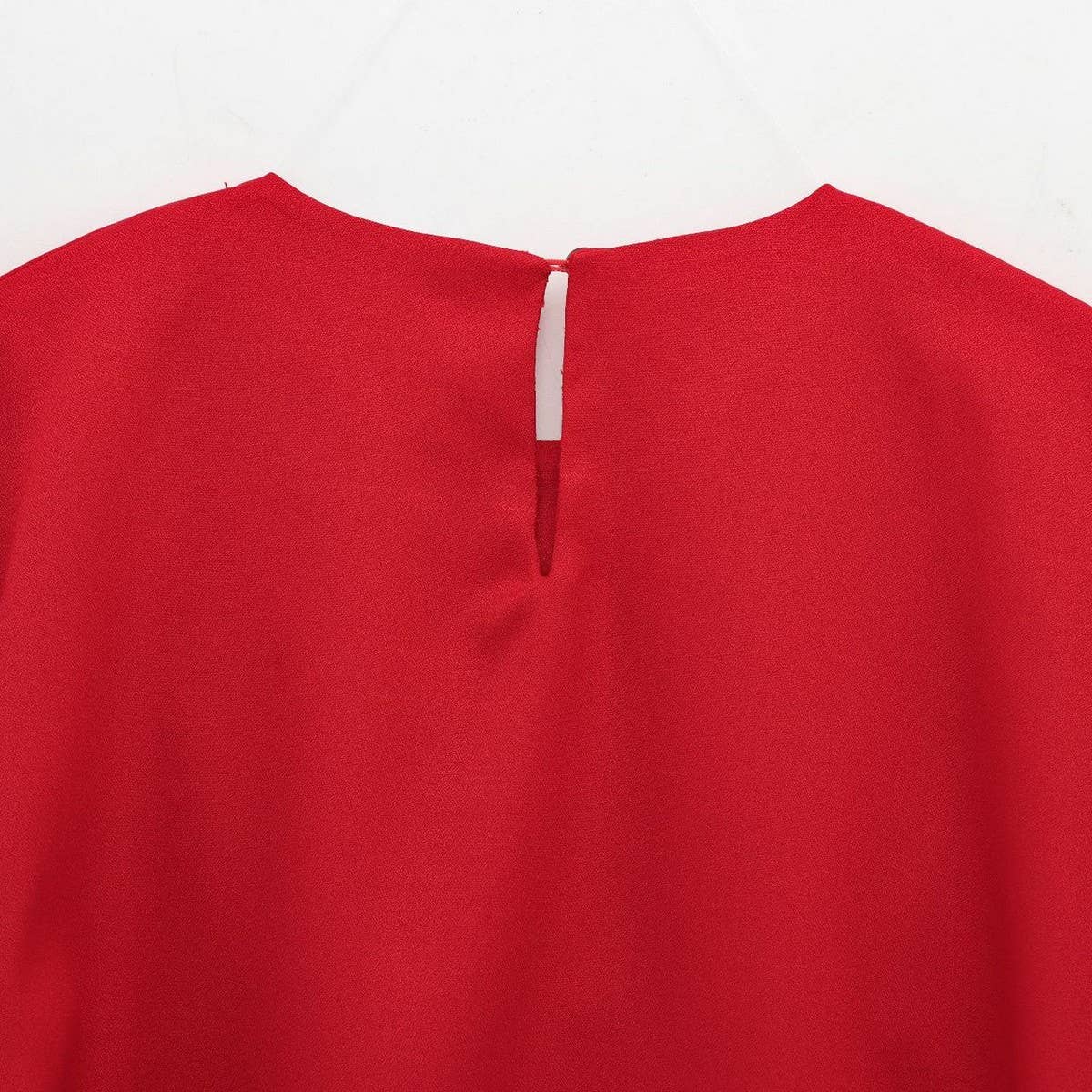 Women's Elegant Cape Sleeve Short Dress