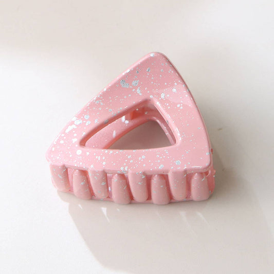 Simple ink-dripping high ponytail hair clip