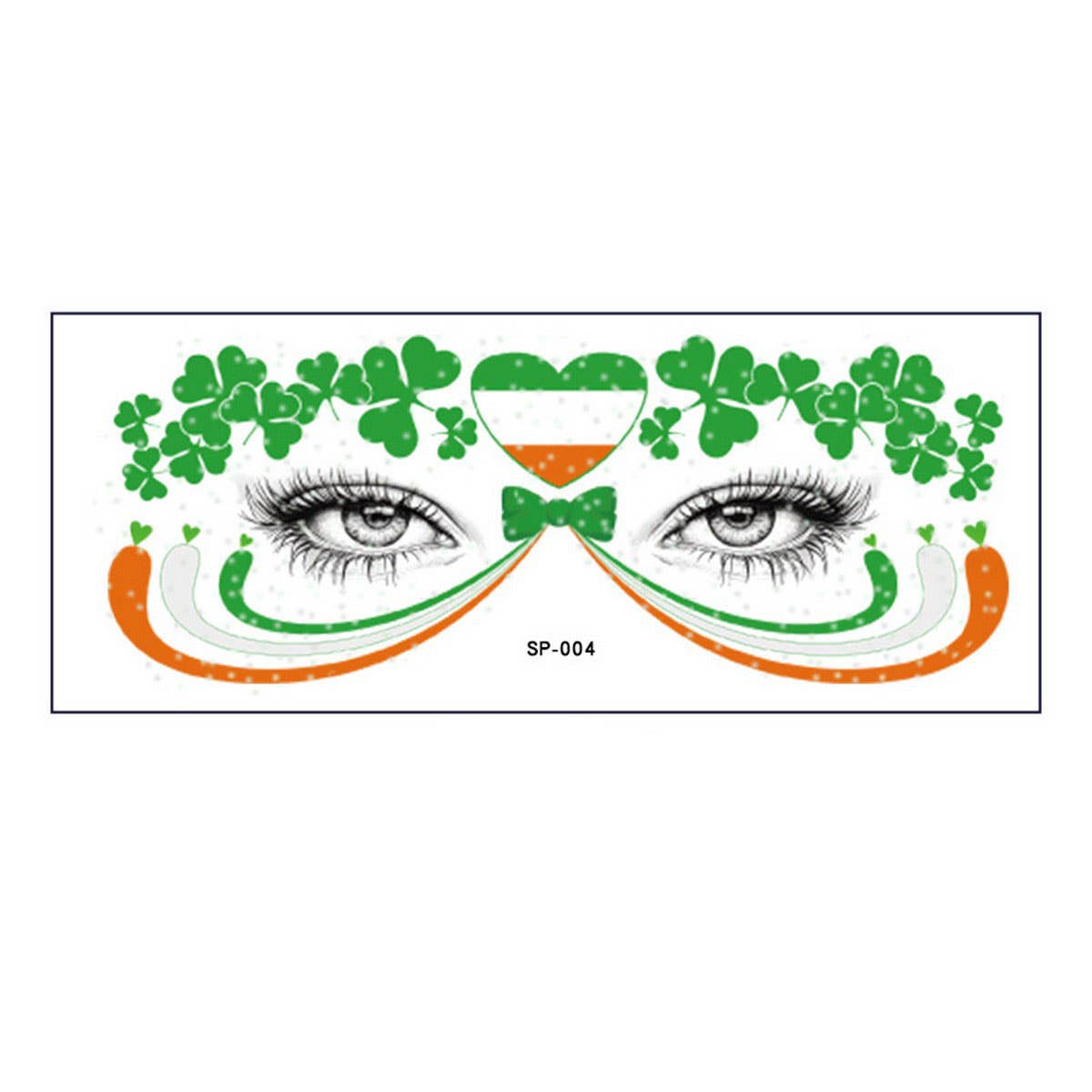 Lucky Clover Face Stickers?Waterproof Tattoos