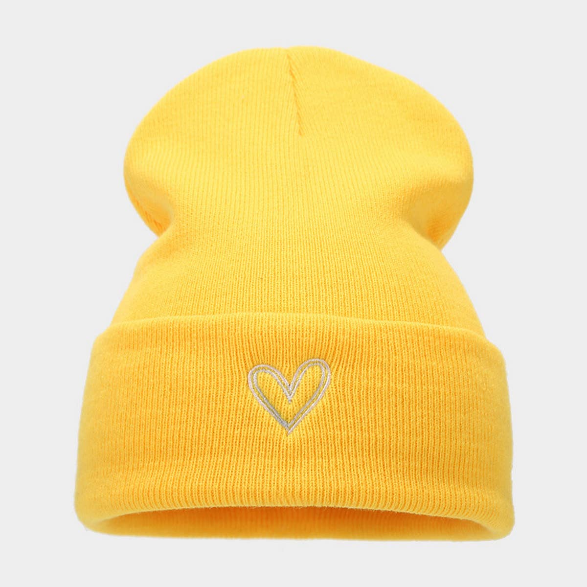THICKENED HEART EMBROIDERED KNITTED HAT_CWAH1607