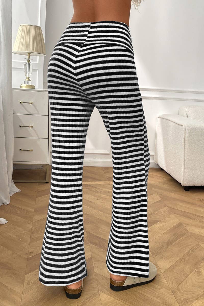 CWBLP00970_CASUAL STRAIGHT-LEG STRIPED LOUNGE PANTS