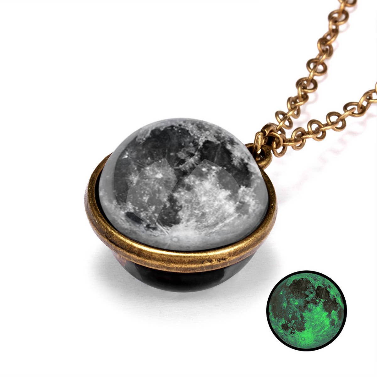 FASHION GALAXY UNIVERSE LUMINOUS NECKLACE_CWAJE2430