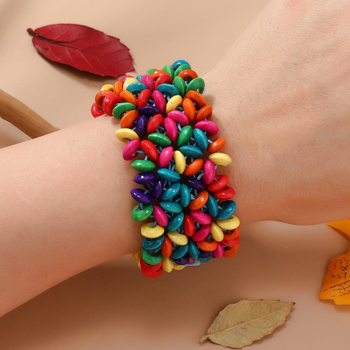 COCONUT SHELL ETHNIC STYLE HANDMADE BRACELET