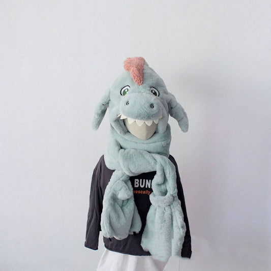 WINTER CHILDREN'S WARM PLUSH HAT, SCARF AND GLOVES_CWAH2937