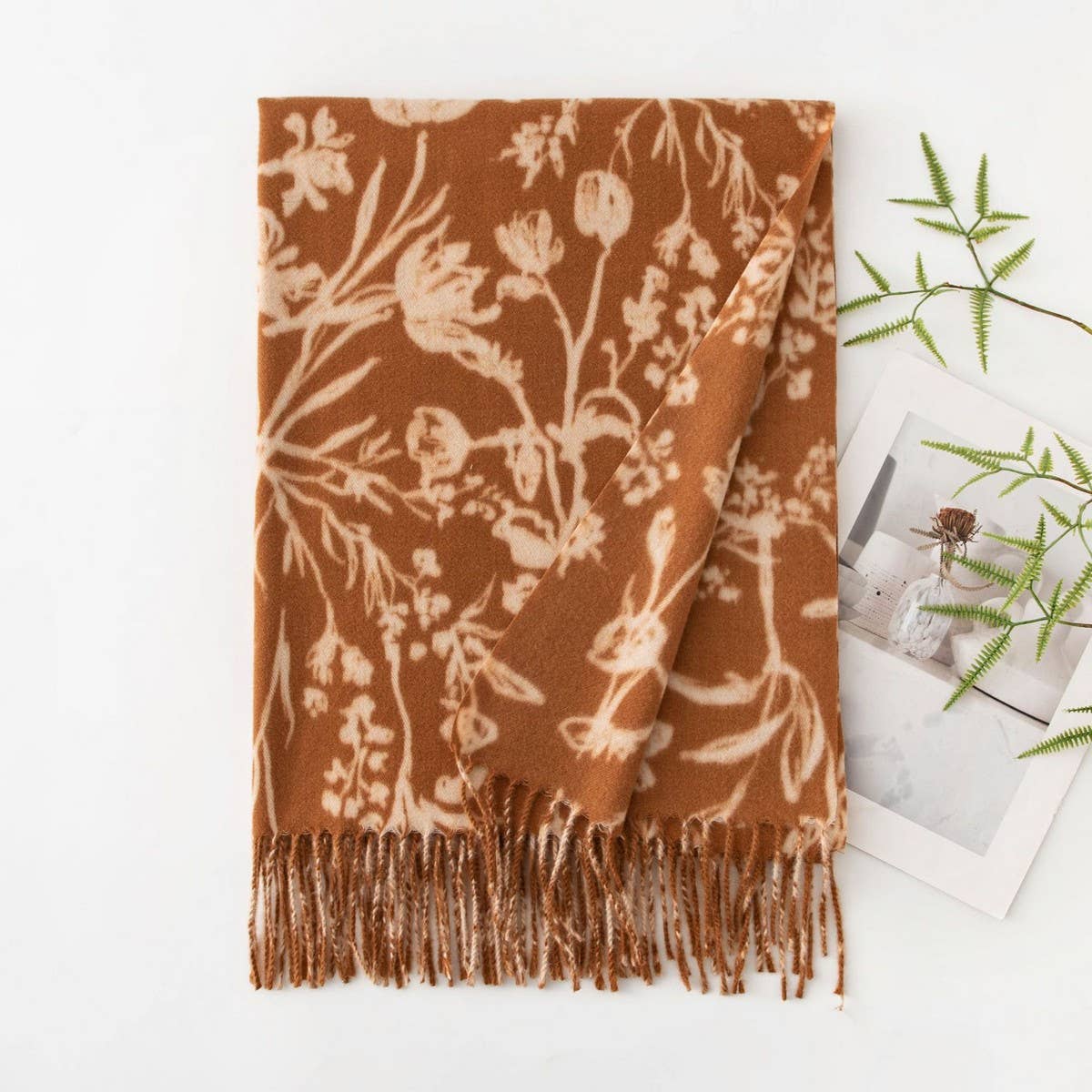 CWASC2725_NEW AUTUMN AND WINTER EXQUISITE PRINTED SCARVES