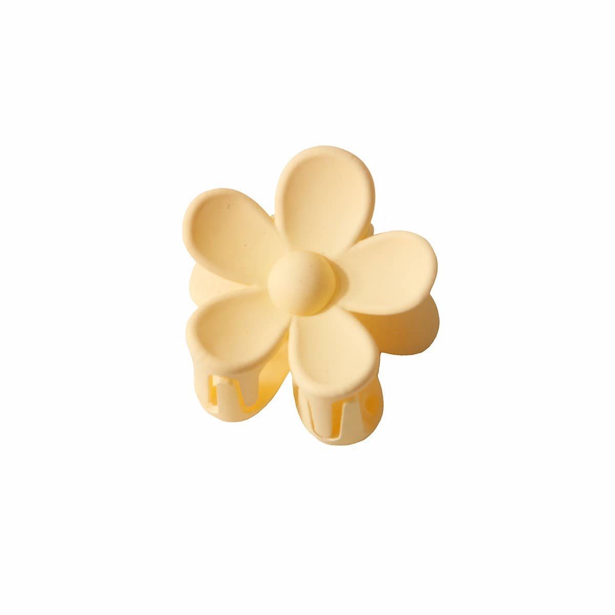 Mini Matte Flower Hair Claw Clip ? Cute Side Clip