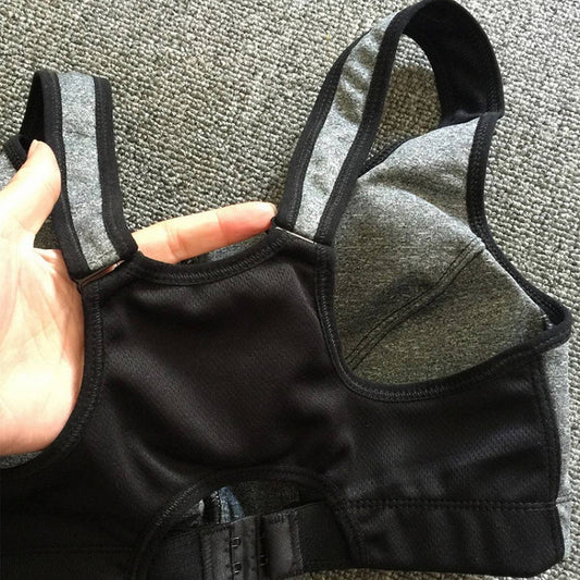 CASUAL ZIPPER SPORTS BRA BRA_CWMU0295