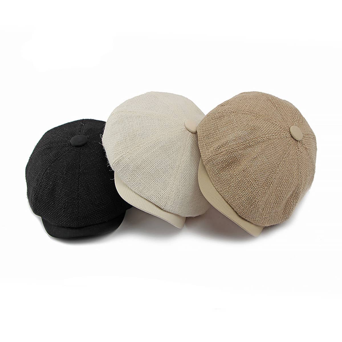 MEN'S NEW HOLLOW BREATHABLE FLAT CAP_CWAH1910