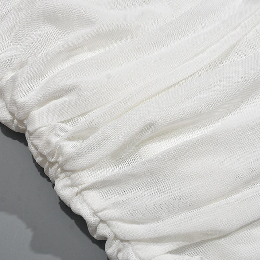 Womens Long Sleeve Chest Wrap Casual Top