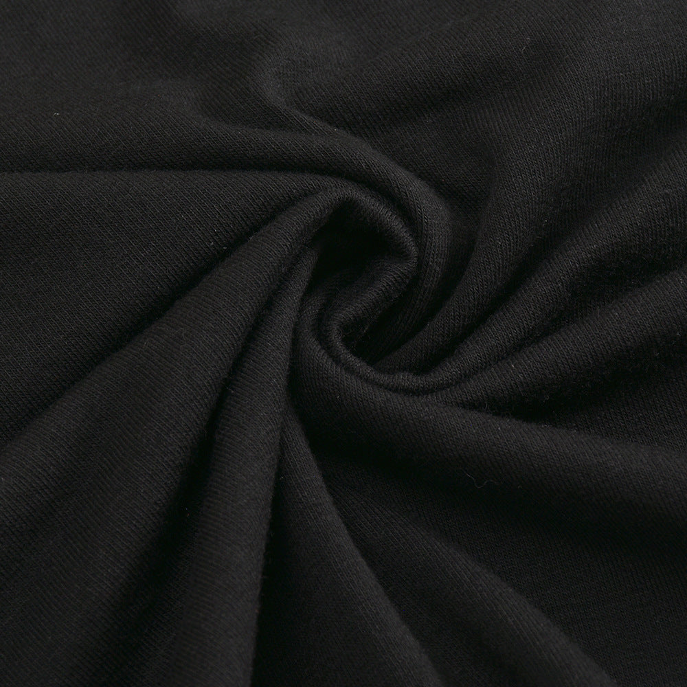 Short Sleeve Rose Stitching Casual Top