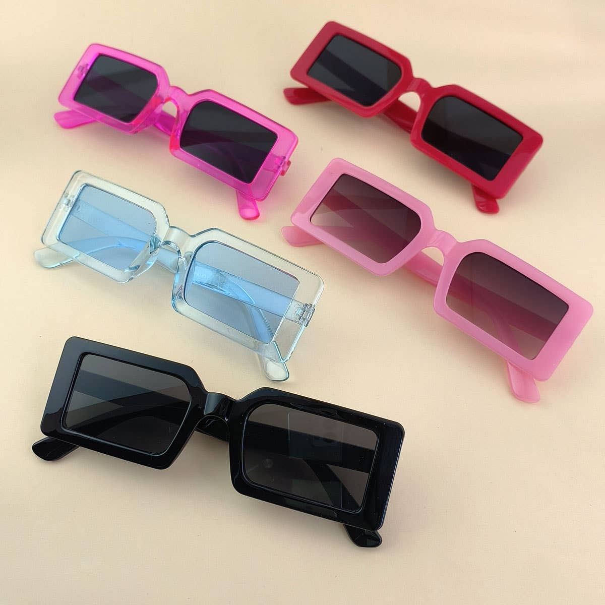 BASIC SIMPLE SQUARE SUNGLASSES_CWASG0091