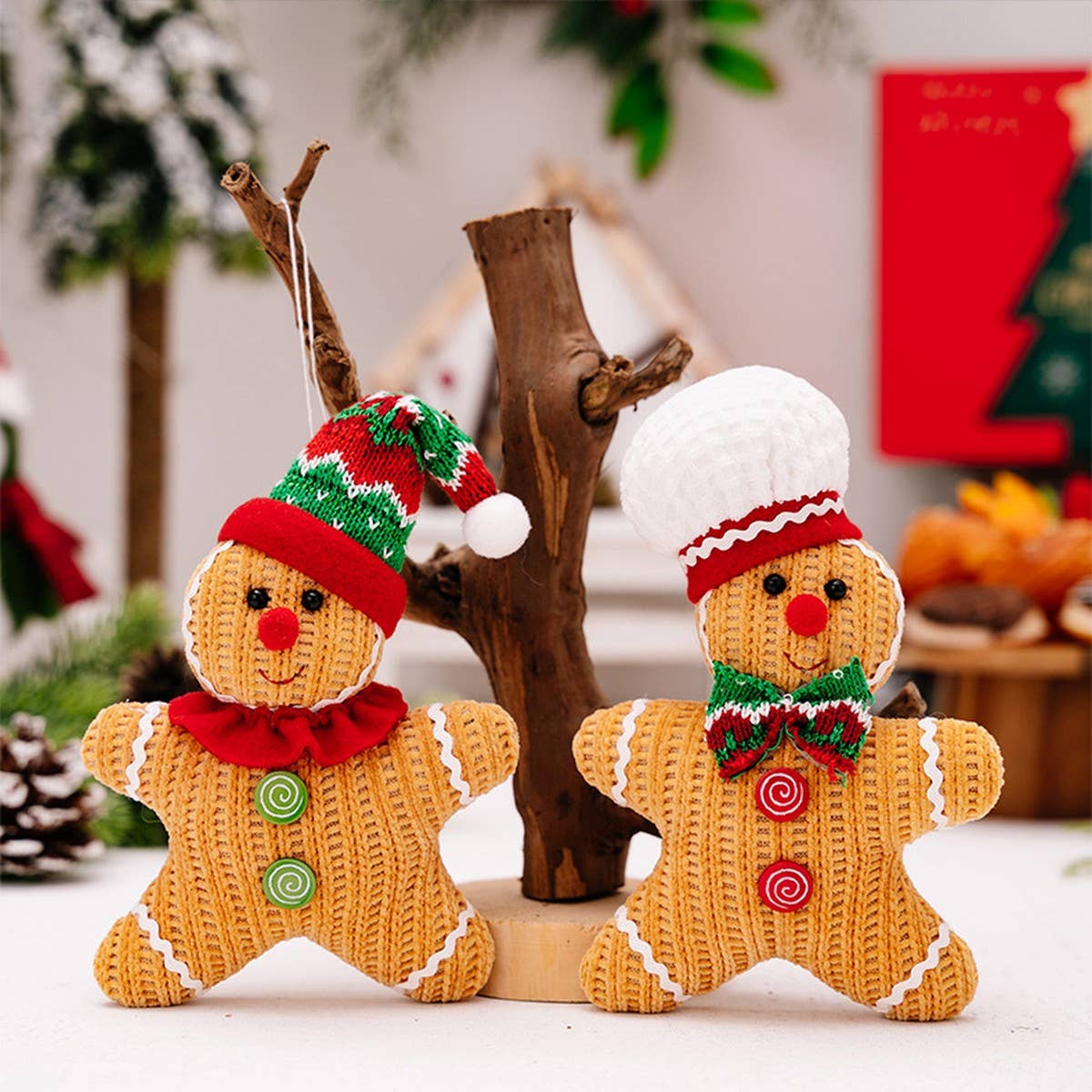 CWMM10297_CHRISTMAS GINGERBREAD MAN TREE HANGING ORNAMENT
