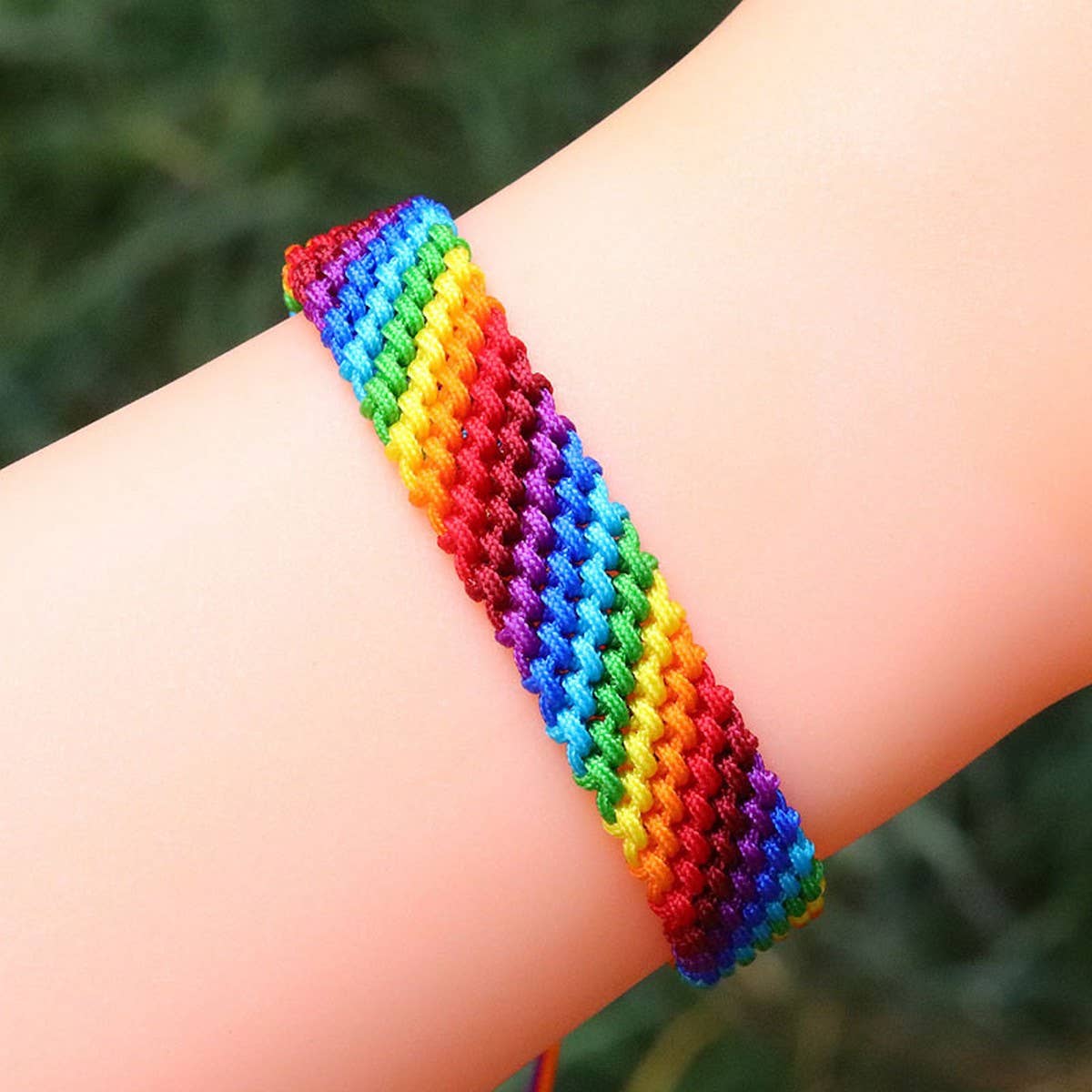 COLORFUL ROPE RAINBOW HAND-WOVEN BRACELET