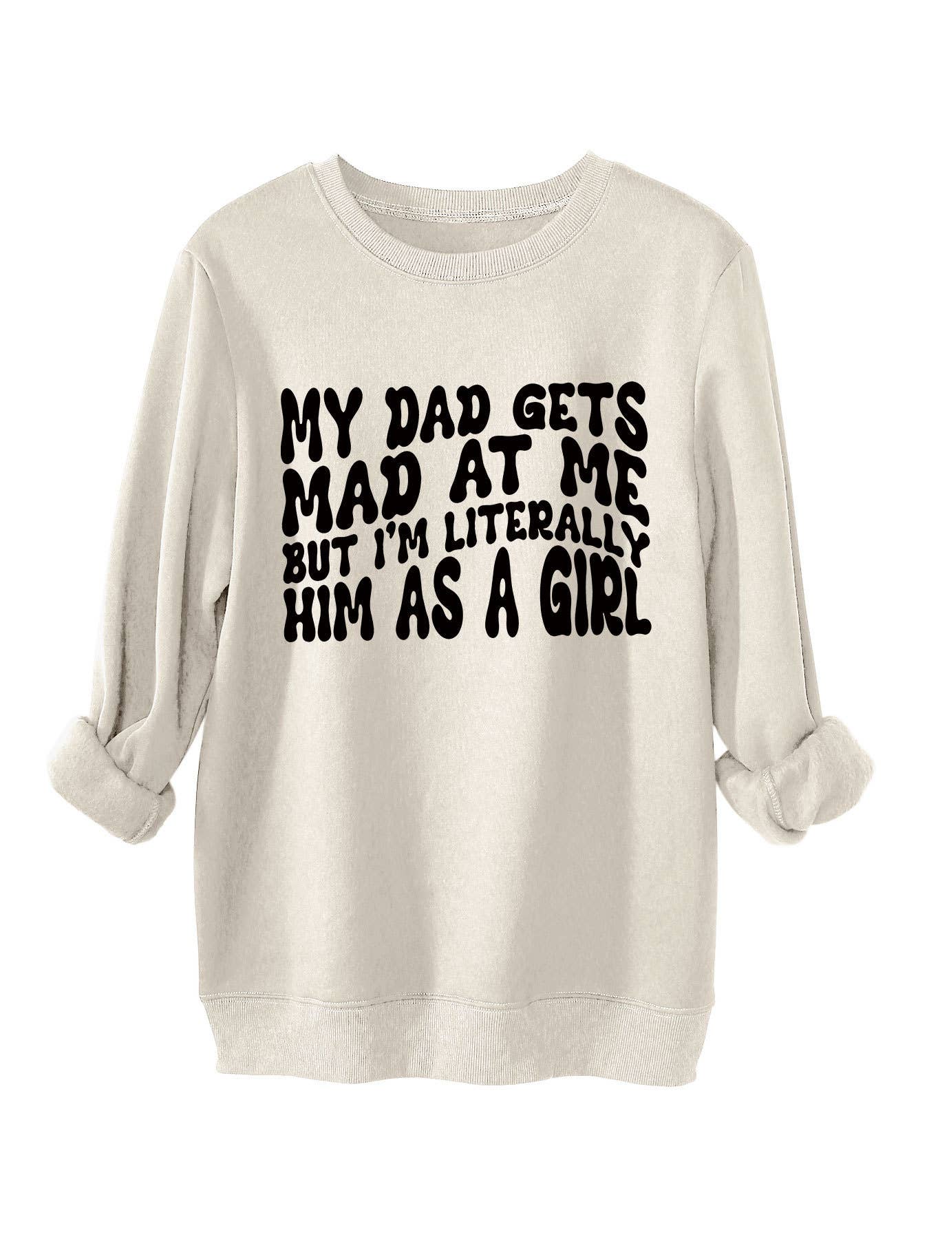 Fashionable letter printed thickened warm hoodie