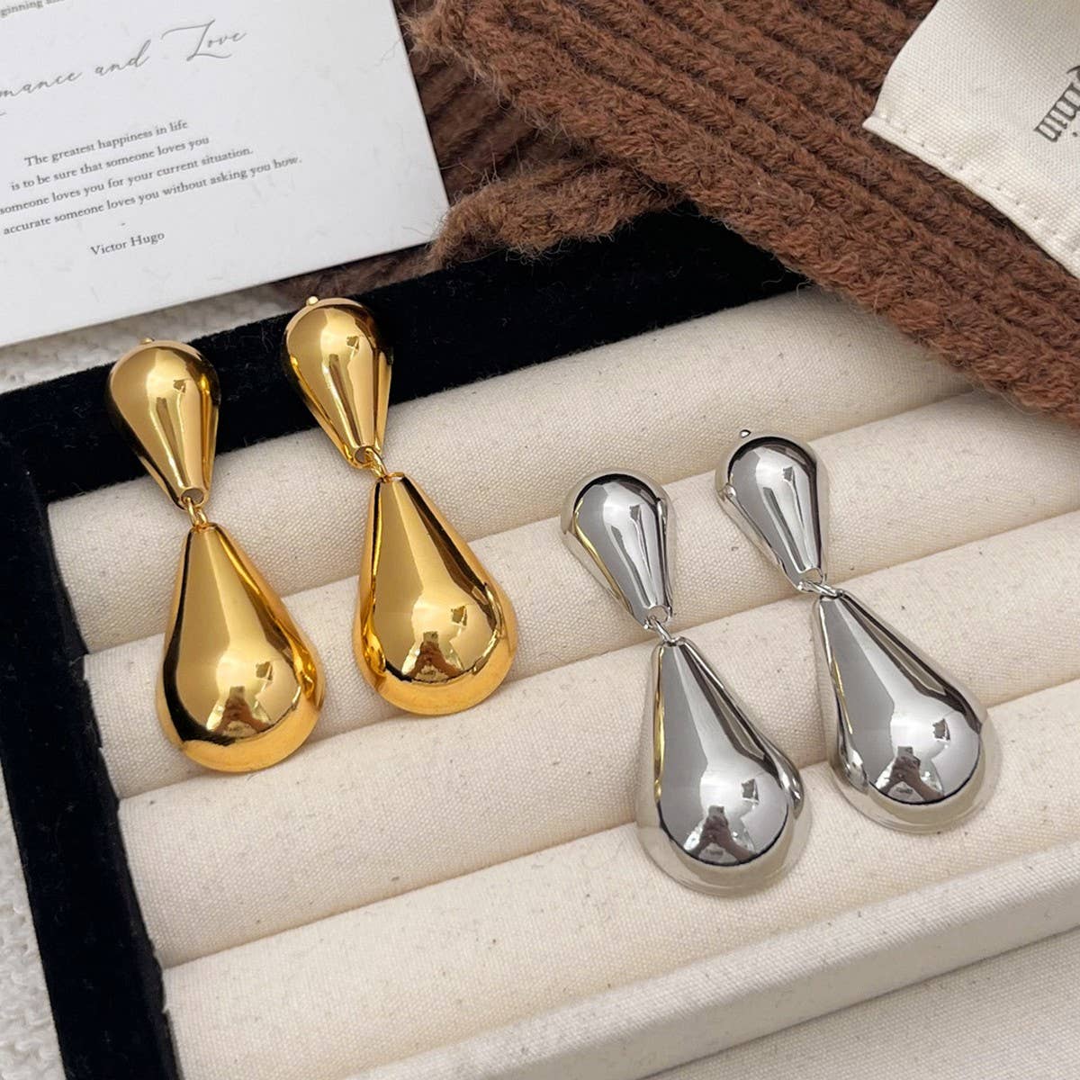 TEMPERAMENT RETRO SIMPLE GEOMETRIC EARRINGS