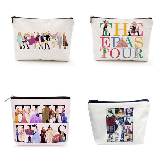 MONOGRAMMED LINEN COSMETIC BAG_CWAB1776