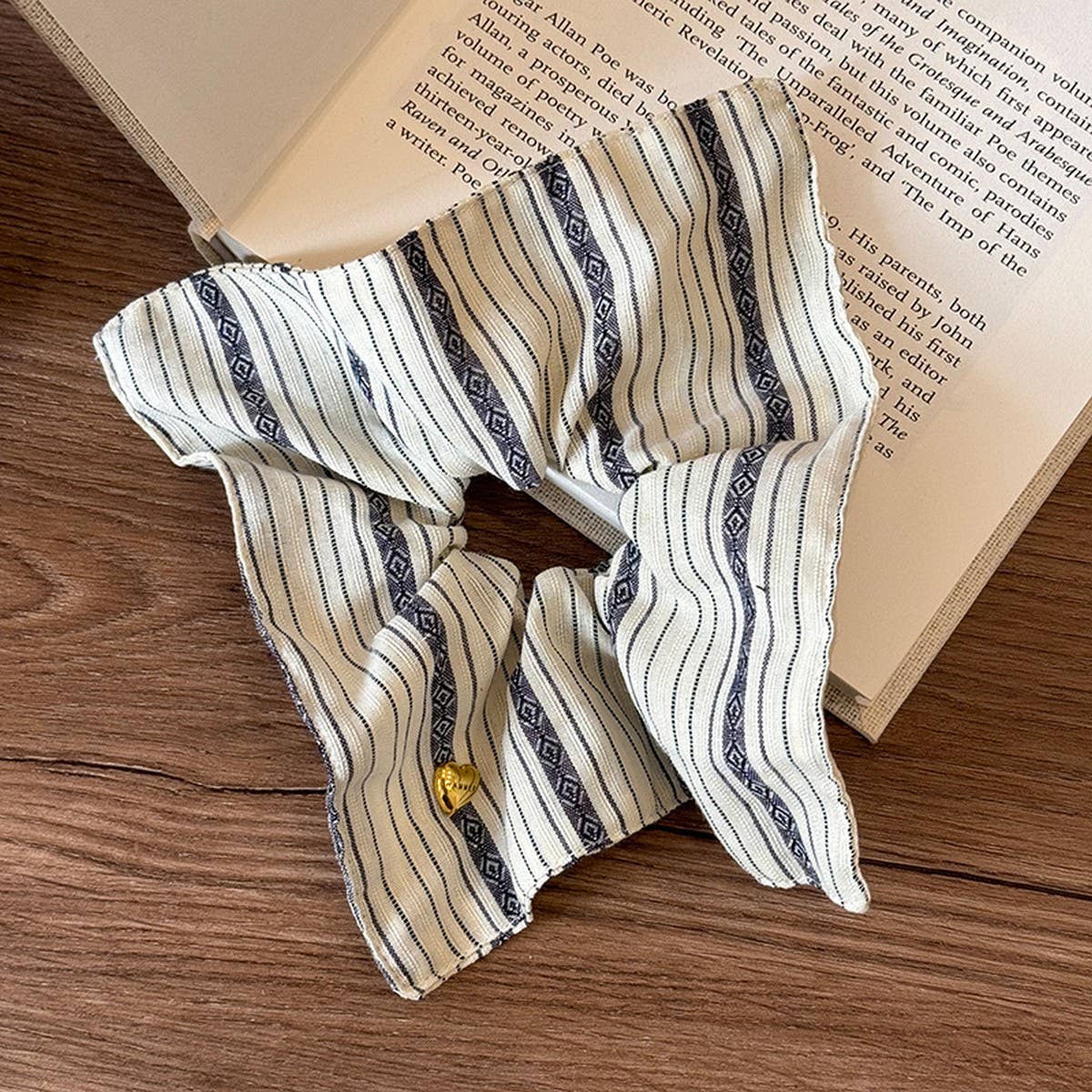 RETRO STRIPED SQUARE COLON HAIRBAND HAIRACCESSORIE_CWAHA4039