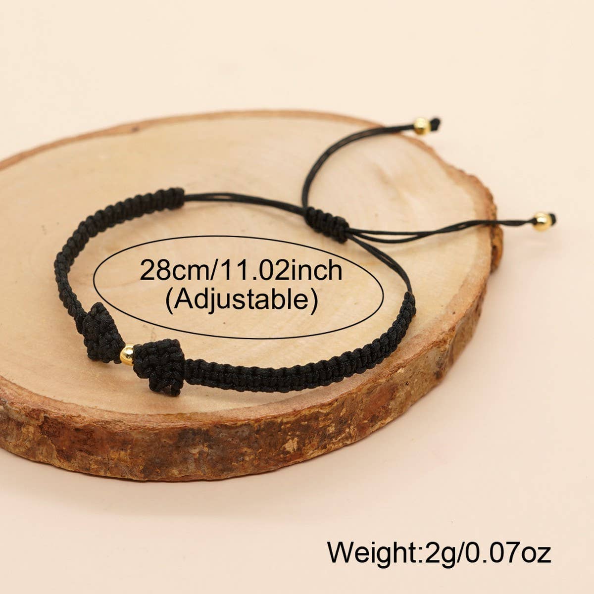 COPPER BEAD JEWELRY WIRE BRAIDED BOW BRACELET