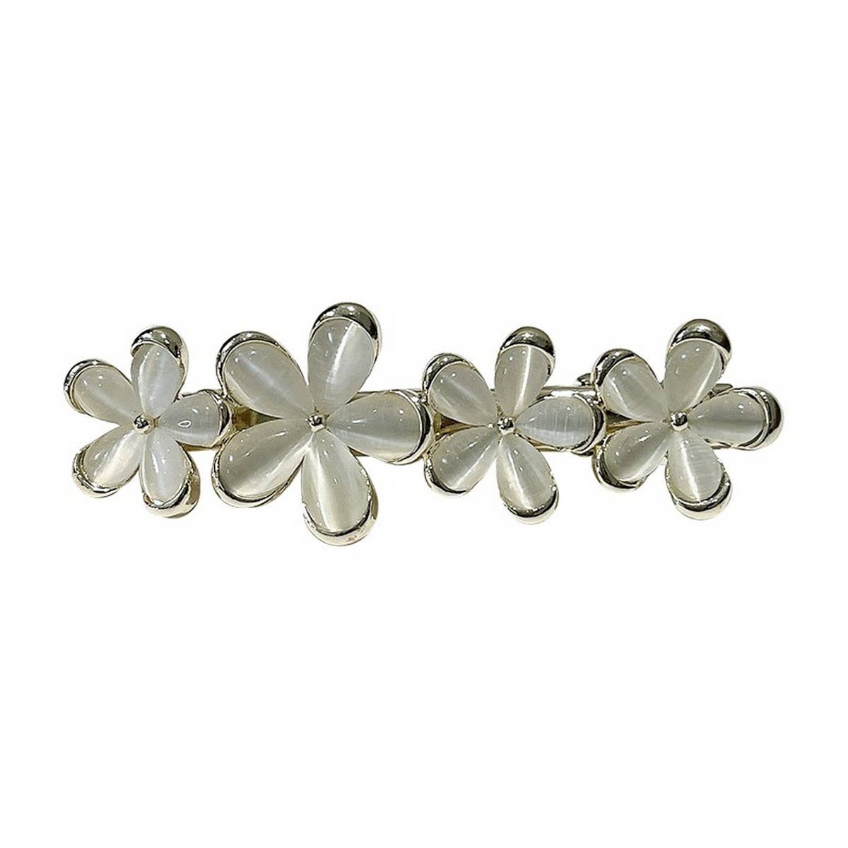 EXQUISITE CRYSTAL SMALL FLOWER HAIRPIN SIDE CLIP_CWAHA4787