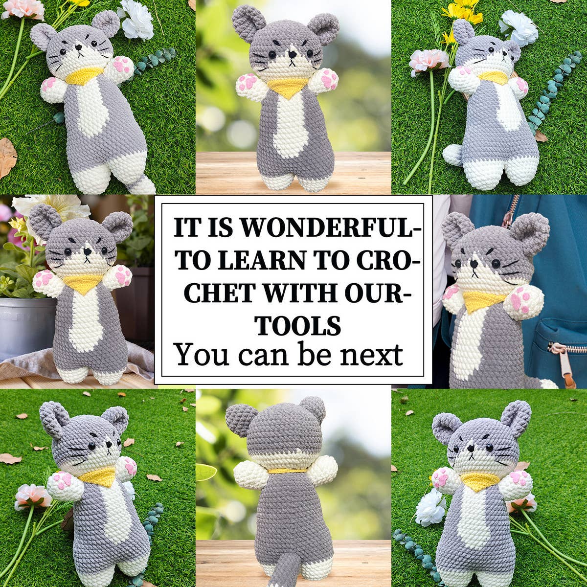 HANDMADE CAT DOLL WEAVING MATERIAL PACKAGE