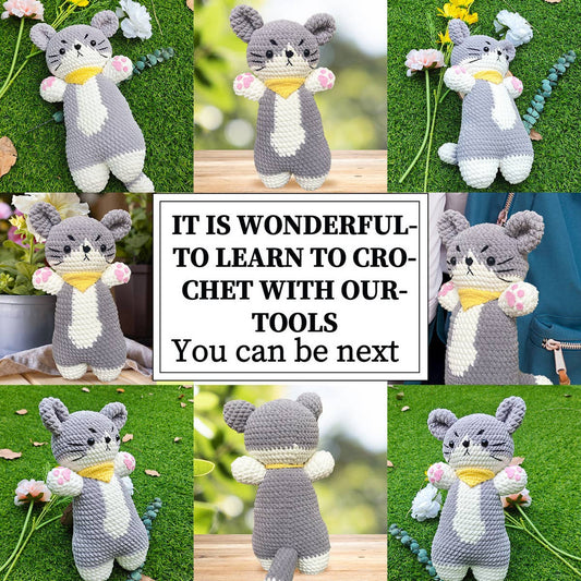 HANDMADE CAT DOLL WEAVING MATERIAL PACKAGE