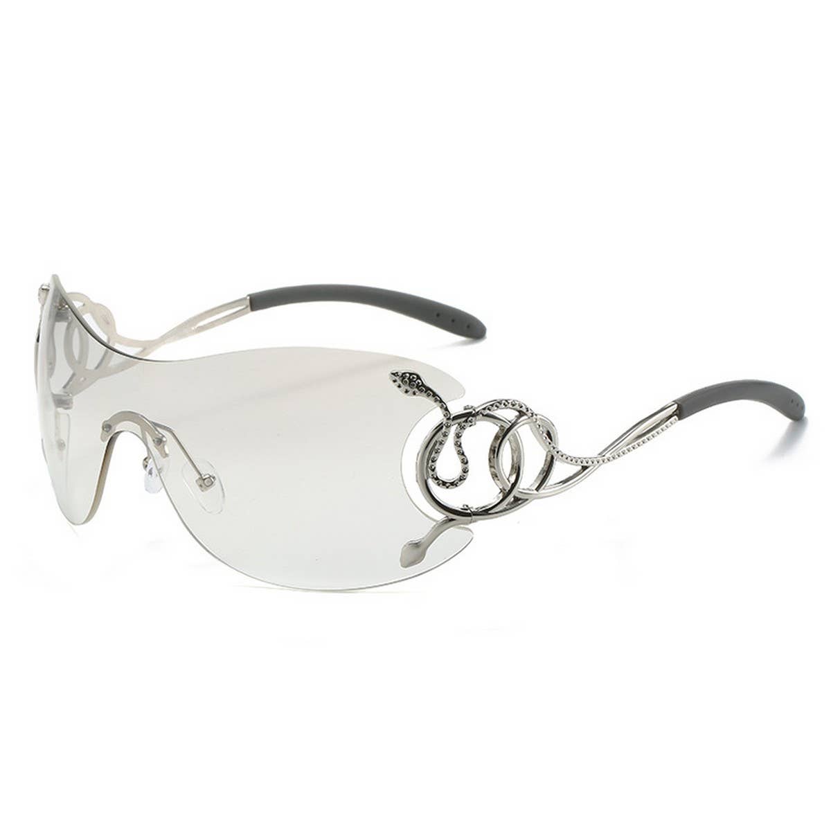 Y2K FASHION ONE-PIECE SNAKE SUNGLASSES UNISEX_CWASG0273