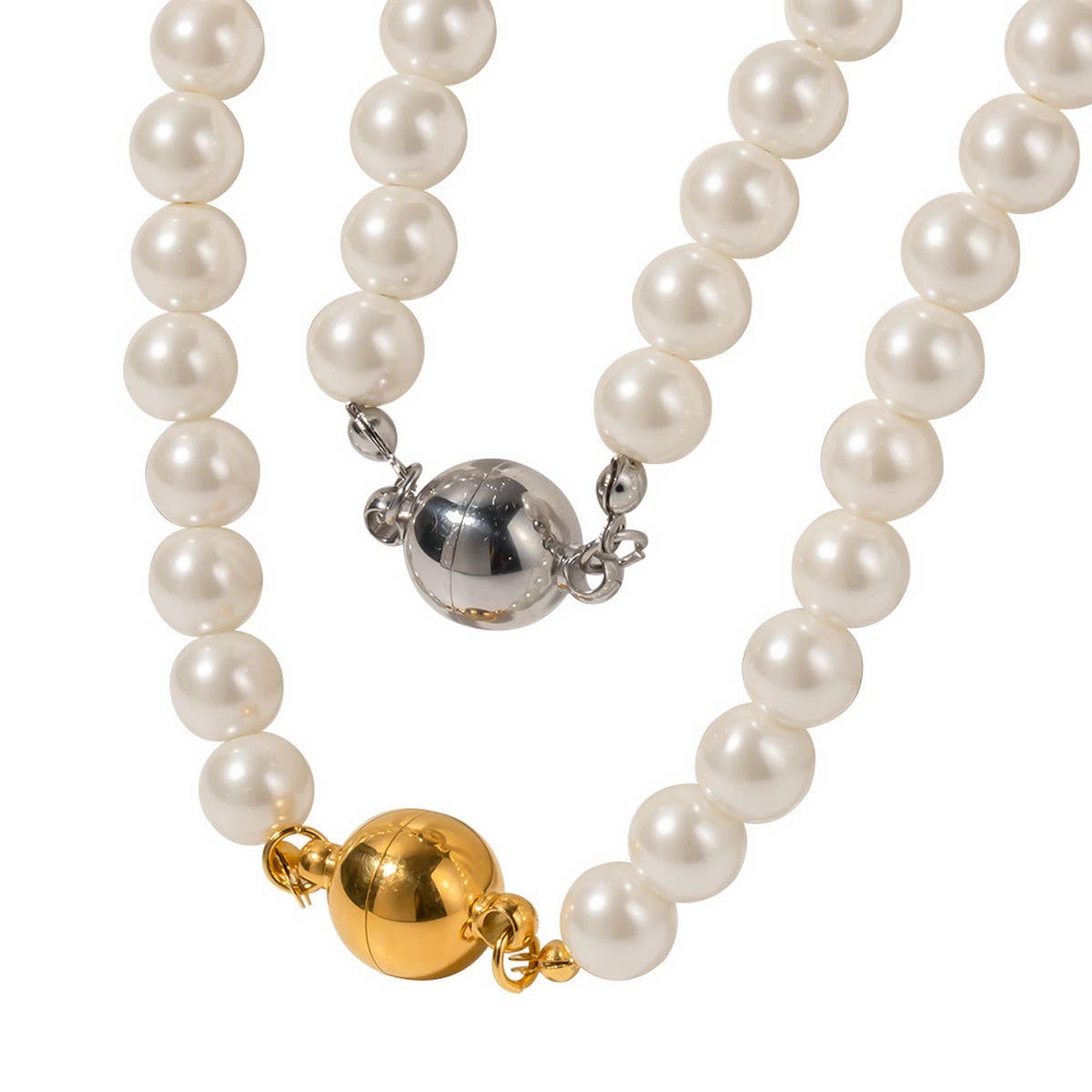 NICHE PEARL FRENCH LIGHT LUXURY NECKLACE_CWAJE1430