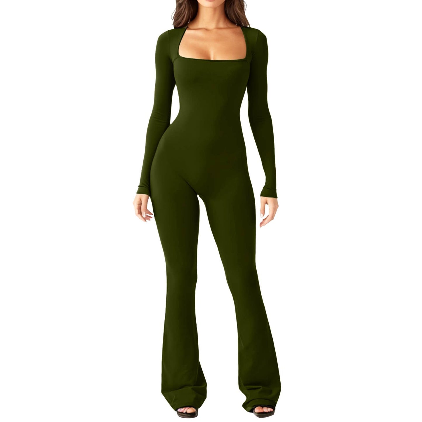 Waist-cinching,hip-lifting,high-elastic jumpsuit