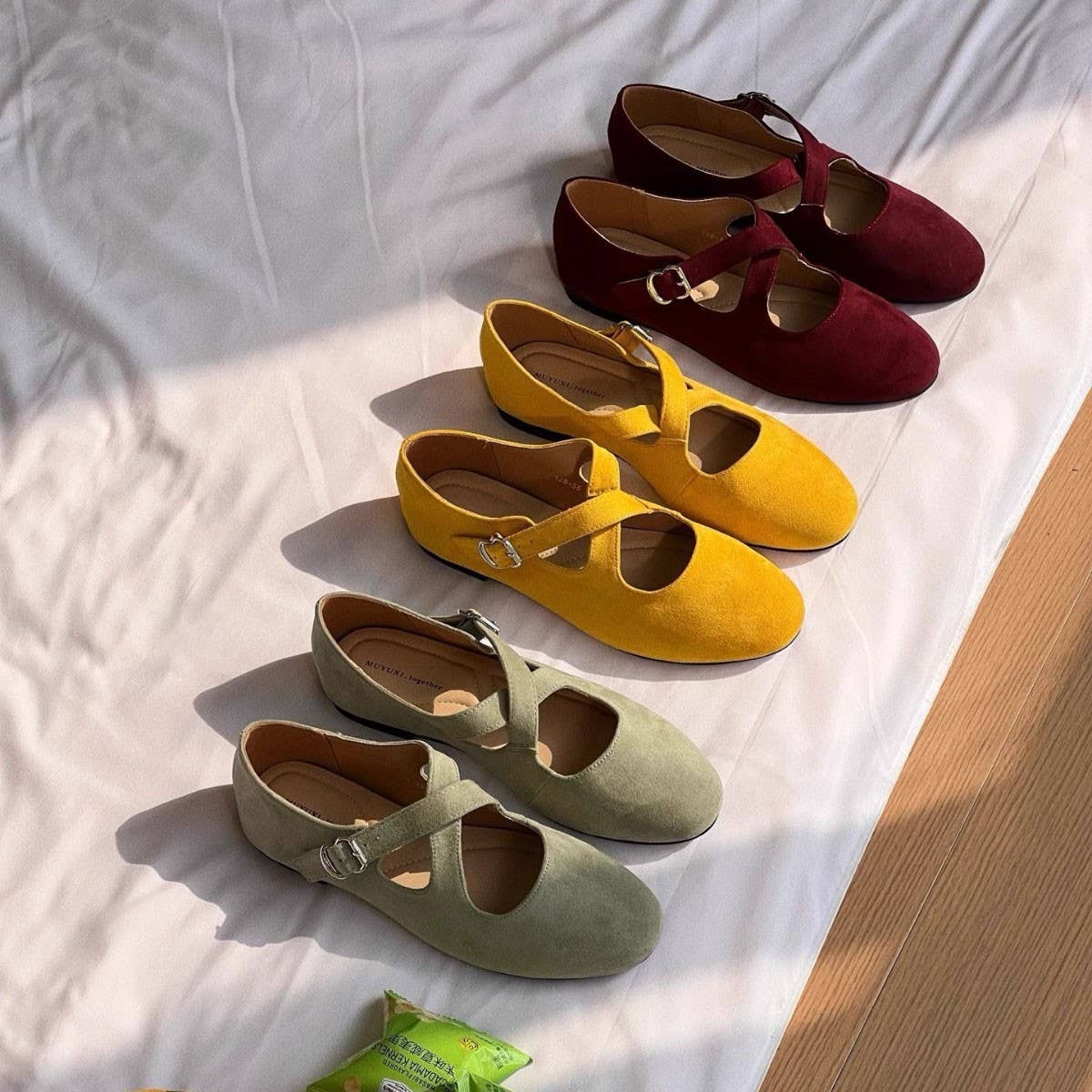 Suede Cross Strap Hidden Wedge Mary Janes_CWSHF0131