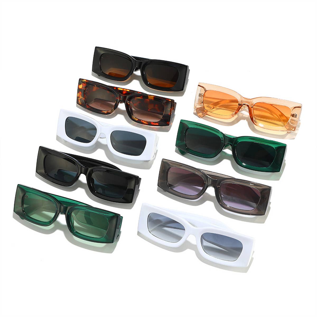 NEW SQUARE CANDY COLOR STREET STYLE SUNGLASSES_CWASG0515