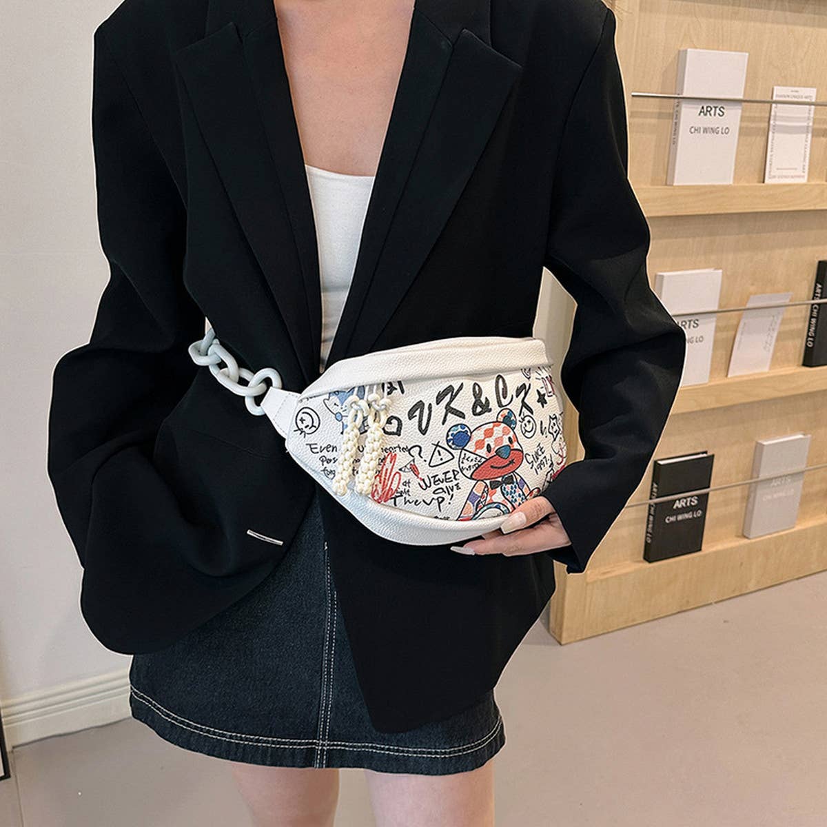 2024 NEW CHAIN CROSSBODY CHEST BAG WAIST BAG_CWAB2070