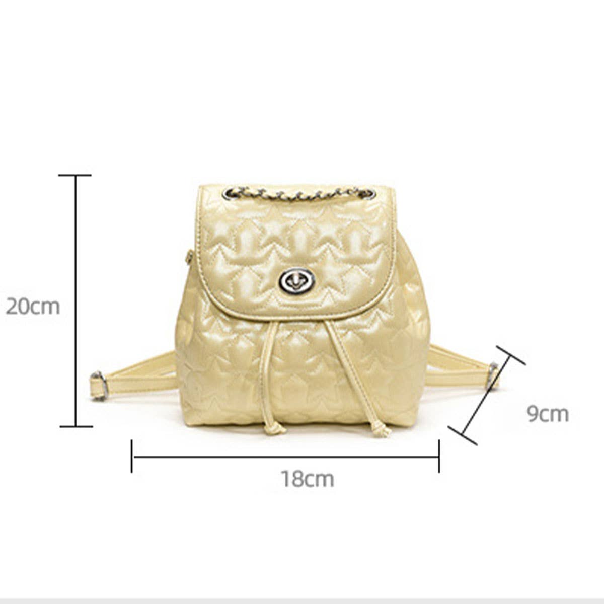 Versatile travel diamond-shaped backpack