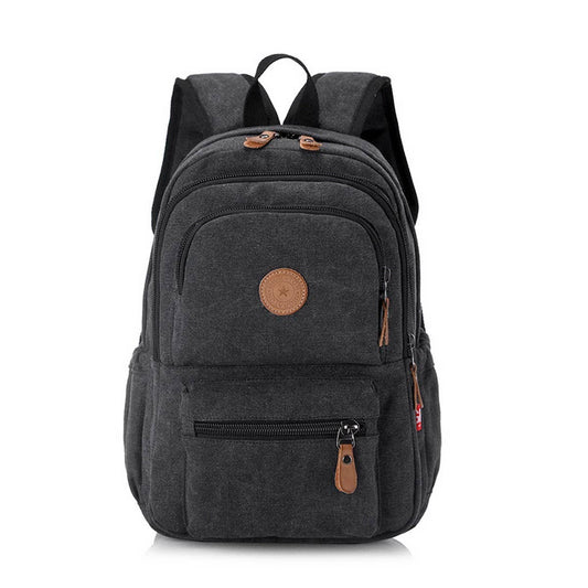 CASUAL VERSATILE BACK-TO-SCHOOL CANVAS BACKPACK_CWAB2203