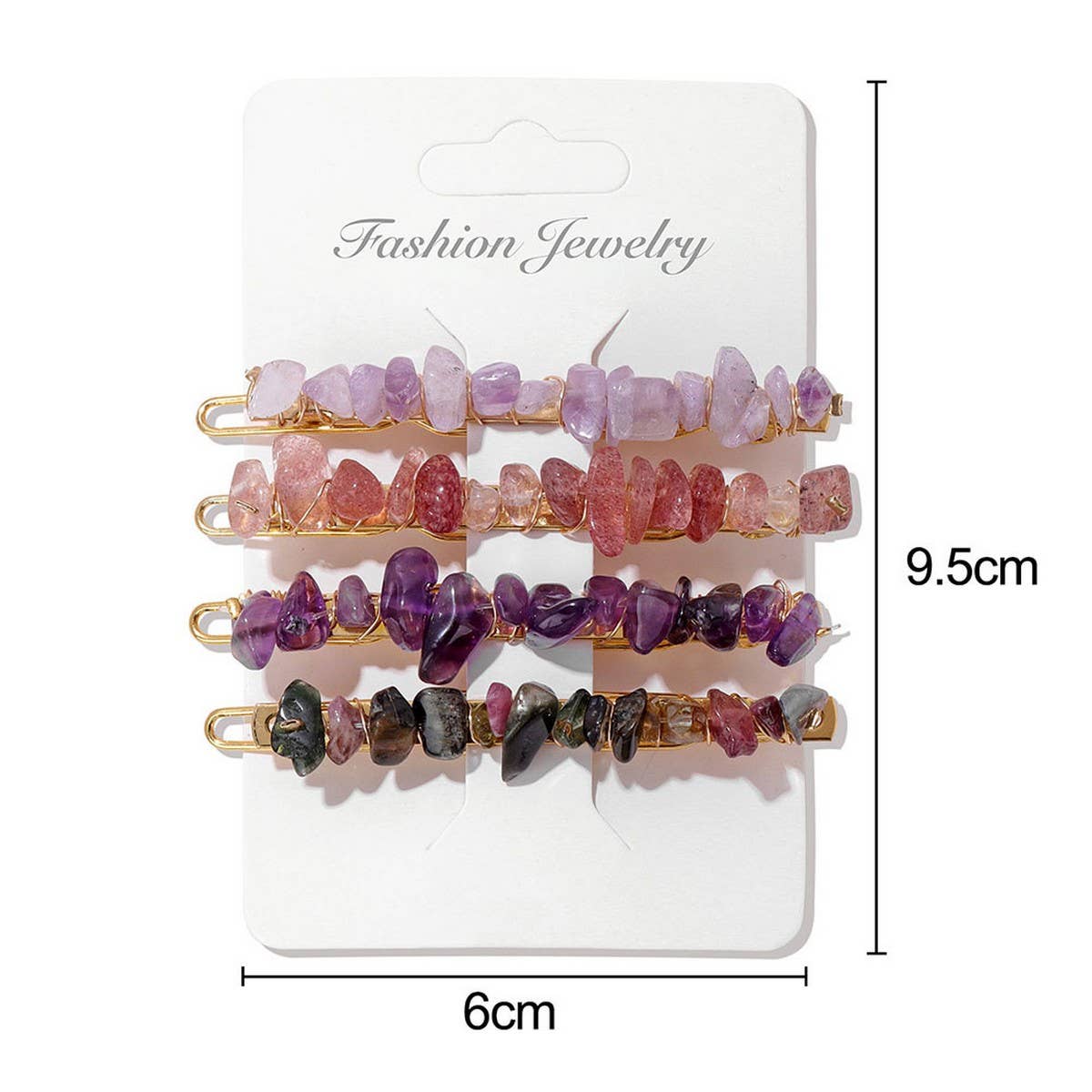 CWAJE4234_NATURAL STONE BEADS BRAIDED THREE-PIECE BRACELET