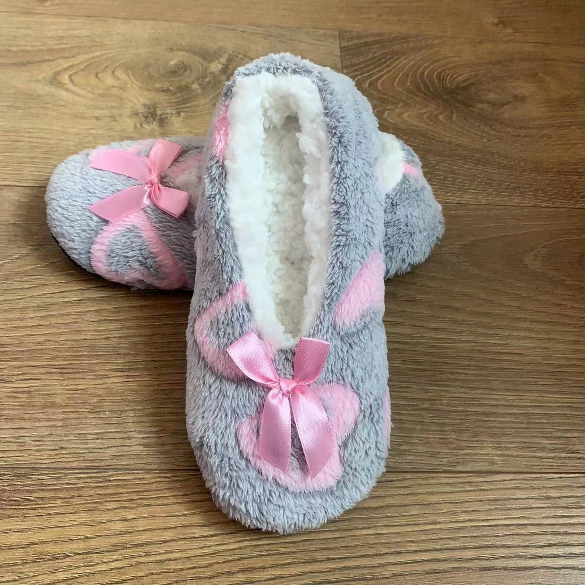 WOMEN'S  SOCKS HOME FLEECE FLOOR SOCK SLIPPERS