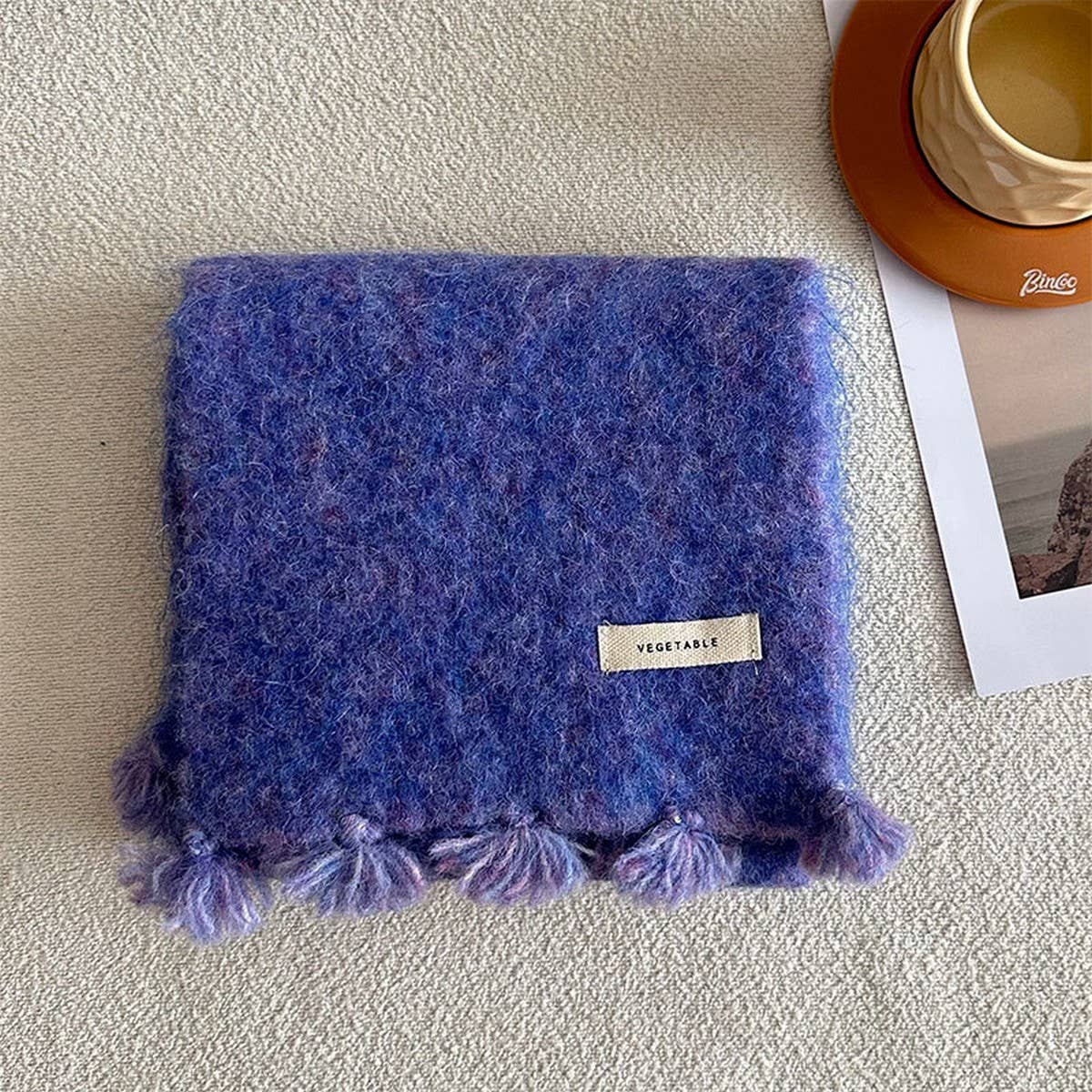 Soft Knit Scarf ??Thick Tassel Winter Warm Wrap_CWASC2292