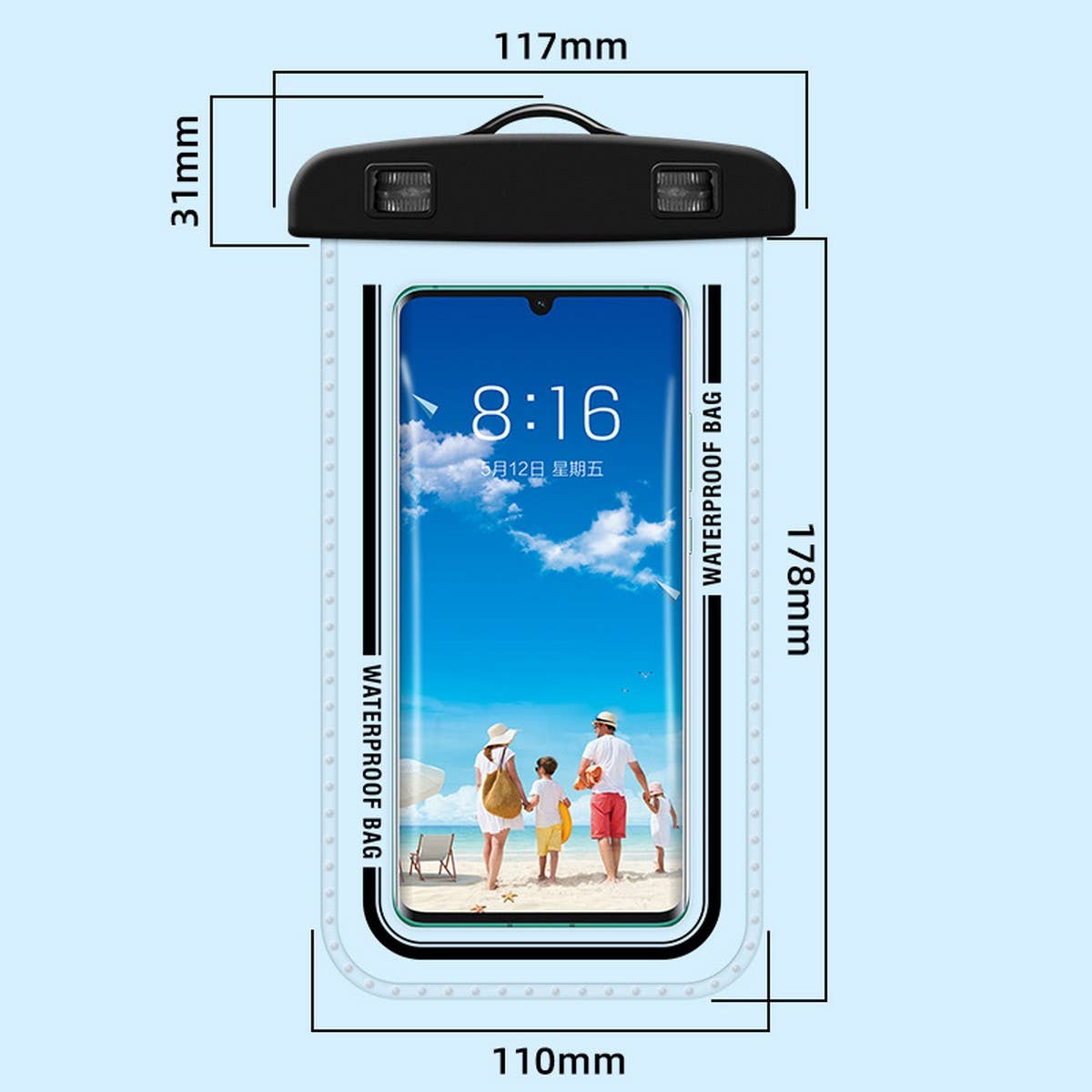Waterproof Phone Case for Swimming -Touchscreen