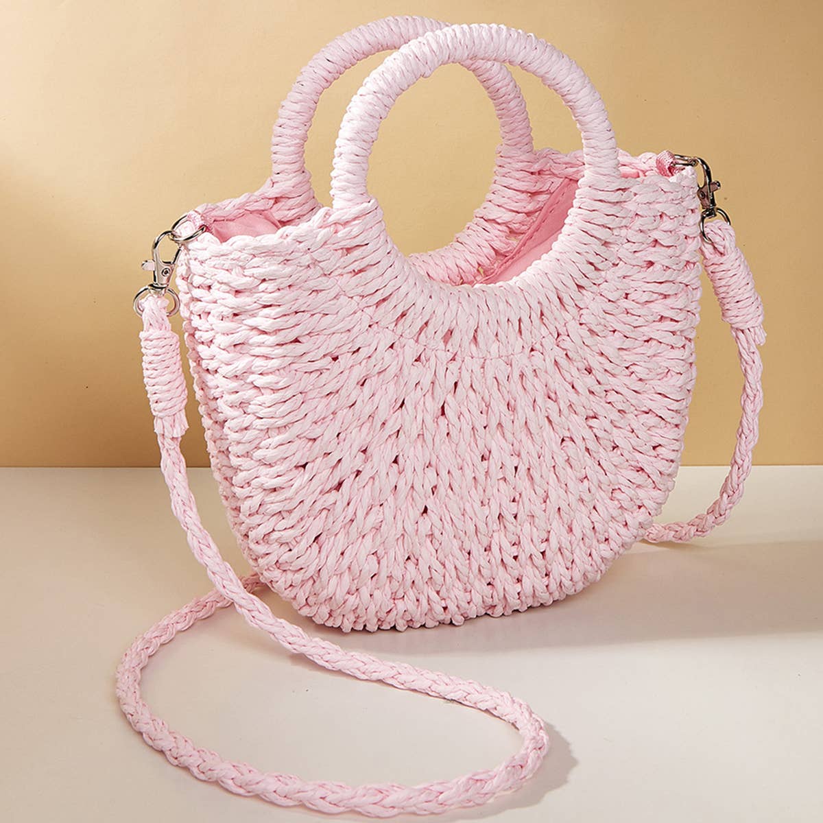 Small Crossbody Bag, Straw Bags For Women_CWAB0804
