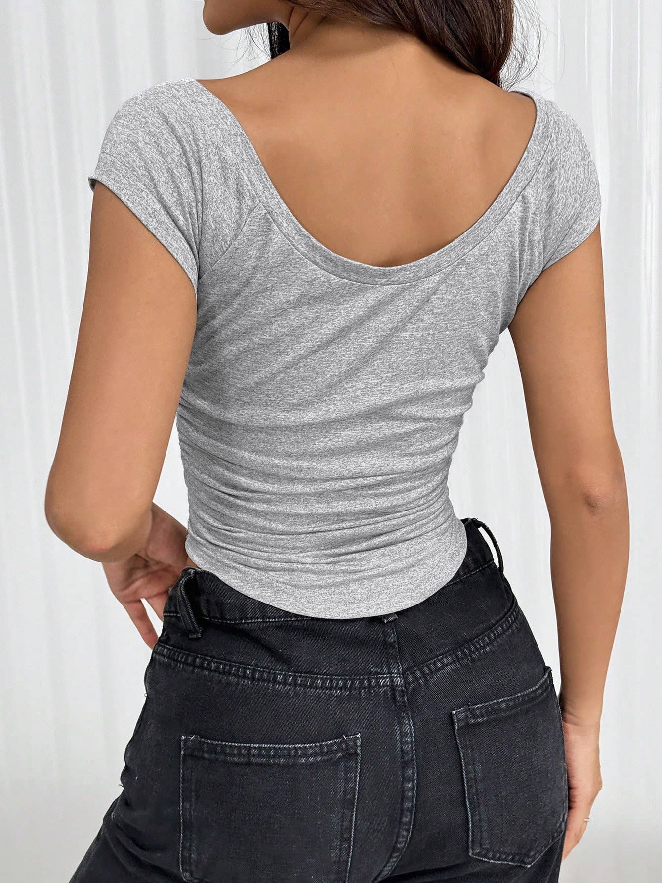 SIMPLE DESIGN SENSE ALL FIT SHORT BASE TOP